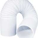 AC Parts Portable Air Conditioner Hose,5.9 Inch Diameter,78 Inch Length,Counter Clockwise Universal AC Exhaust Hose,Compatible with Honeywell,LG and Other Portable Air Conditioners