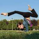 baleaf Girls' Flare Leggings Cross High Waisted Bootcut Yoga Dance Pants Kids Bell Bottoms Leggings with Pockets (Black, S)