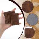 20Pcs Leather Patches for Hats Rectangle Leather Hat Patches for Laser Engraving Faux Leathers Patche for Hats 3 x 2 Inches Custom Fabric Repair Sew Laser Supplies for DIY Cap/Beanies/Stocking/Backpa