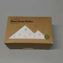 Organic Burp Cloths Baby Boy, Girl - 6-Pack Large 100% Cotton Burping Cloths for Babies, Spit Up Rags, Super Absorbent, Ultra Soft Newborn Rag, Gender Neutral, Machine Washable, Durable (Neutrals) Shea