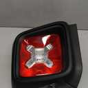 FIONE Tail Light Assembly Compatible with Jeep Renegade 2015-2022 Black Bezel Taillight Rear Lamp Right Passenger Side RH