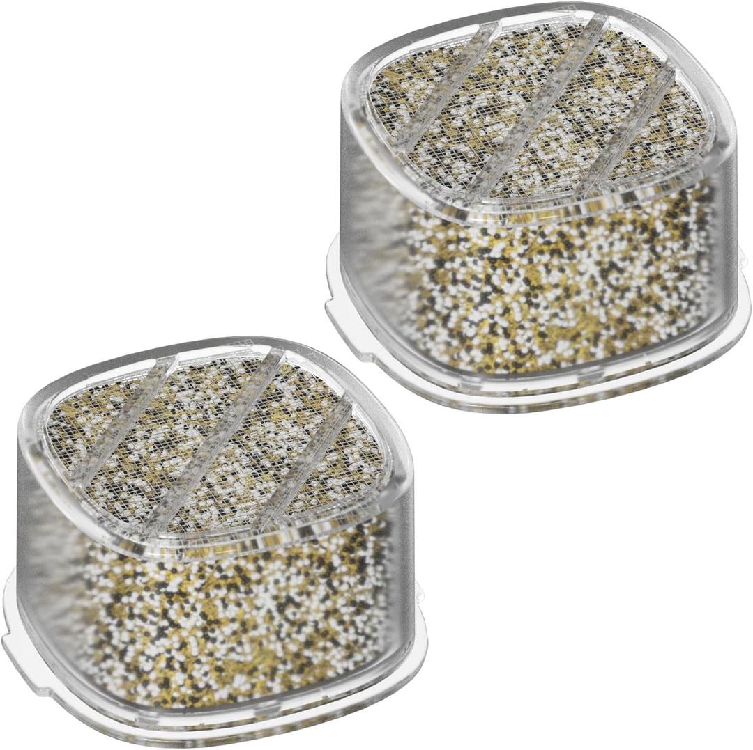 Baby Bath Tub Filter Device Cartridge Compatible with All Canopy Bath Tub Showerheads, Water Softener Filter for Hard Water, Reduce Chlorine and Harmful Substances, 2 Pack