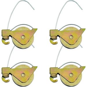 4pcs Sliding Screen Door Spring Tension Rollers Replacements for Jeld Weld, KDEX20 Series KD Screen Doors, 1-1/4" Concave Ball Bearing Steel Patio Glass Screen Door Wheels Hardware, Durable and Smooth