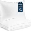 Utopia Bedding Bed Pillows for Sleeping Queen Size (White), Set of 2, Cooling Hotel Quality, Gusseted Pillow for Back, Stomach or Side Sleepers