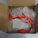 4PCS Glass Picture Frame Ornament, 2x3 Inch Brass Hanging Photo Frame Mini Vintage Double Glass Frame for Christmas Tree Home Wall(Gold)