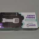 Child Safety Locks (4-Pack) - Baby Proof Cabinets, Drawers, Toilets & Appliances- Adjustable Strap Length, Double Lock Option - Easy Latch for Adults to Open