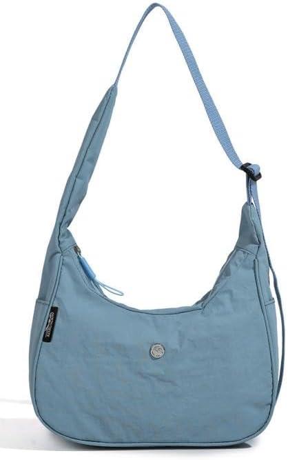 Nylon Crossbody Bag for Women Waterproof Dumpling Purse Casual Shoulder Bag Trendy Hobo Handbag 2026 Lightweight Tote