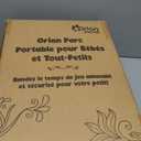 Orian Baby Playpen 50x50 Large Playpen for Babies and Toddlers, Oxford Fabric, Indoor & Outdoor Play Pen, 10 Colorful Balls, 4 Pull Up Rings, Carry Bag