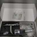 Chrome Waterfall Bathroom Sink Faucet, Single Handle 1 or 3 Hole Farmhouse Bathroom Faucets with Deck, Pop-up Drain, 2 Hoses for Lavatory Washroom Vanity RV