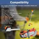 8" 8mm T-Handle Socket Wrench Compatible with Stihl Chainsaws Brushcutters Blowers and Hedge Trimmers Replace#: 5910 890 2420 5910-890-2420 59108902420