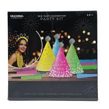 Seasonal Celebrations New Years Eve Bright Paper Party Accessory Kit
