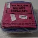 Maitys 16 Pieces Chair Pockets Classroom Student Chair Organizer 8 Colors Seat Storage with Name Tag Slot for School, Classroom, Home, Group Team Organizers for Kids, 16 x 19 Inch (Blue Background)