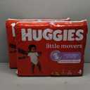 Huggies Size 4 Diapers, Little Movers Baby Diapers, Size 4 (22-37 lbs), 140 Ct (2 Packs of 70)