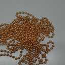 Landical 26.2ft Bead Garland for Christmas Tree Gold Artificial Pearl String Strands Beaded Roll Chain for Halloween Wedding Party Favor Crafting Floral Centerpieces Bouquet DIY Supplies
