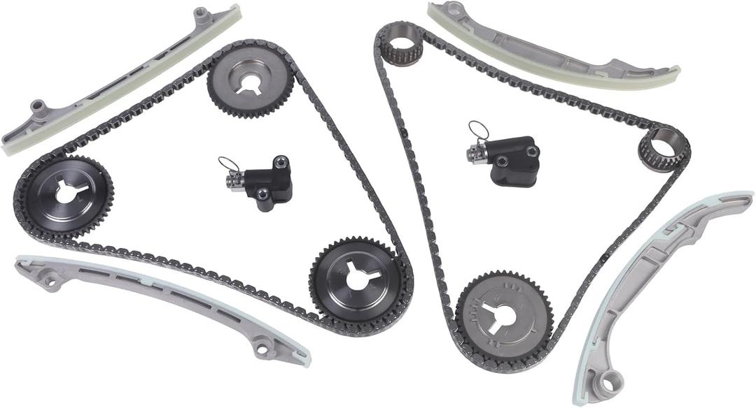 Timing Chain Kit 5.6L Fit for Titan 2005-2006 for QX56 2004-2006 for Armada-Auto 2005-2006 Car Engine Time Parts 13028ZJ00A 130247S010 130857S012