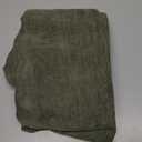 ANRODUO Pack of 2 Decorative Textured Throw Pillow Covers Soft Olive Green Square Accent Solid Chenille Cushion Cover Cozy Farmhouse Pillow Case for Couch Sofa Bed Living Room Spring Decor 20x20 Inch