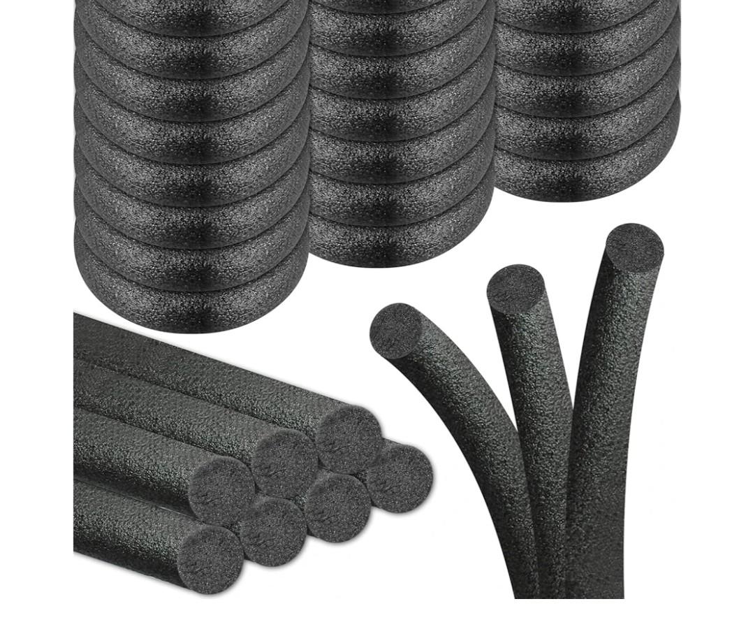 Foam Backer Rod for Gaps, 10 Feet Concrete Crack Filler Crack Foam Gap Filler Caulk Saver Backing Rod Rope Concrete Joint Filler (1/4 Inches x 10 Feet, 6)