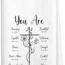 VONTP Christian Bible Kitchen Towels 16x24 Inch,You are Hand Dish Towels Decor for Kitchen,Christian Gifts for Women