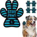 Anti-Slip Paw Stickers for Dogs Feet - Non-Slip Paw Pads for Traction on Hardwood & Tile Floors - Breathable Adhesive Friction Foot Grips for Senior & Injured Dogs 24 Pads (Size L)