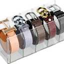 1PCS Acrylic 5-Compartment Detachable Belt Organizer