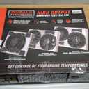 Derale Performance 16927 Gray/Black High Output Dual Radiator Fan