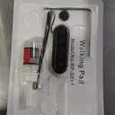 Repower Space-Saving Walking Pad with Incline 7%/2%, Full-Freedom Portable Walking Pad Under Desk, Small Walking Pad Incline for Home and Office for 300LB Capacity (Orange)