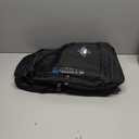 EKUIZAI Solid Color Trolley Backpack Schoolbag for Middle School Students Elementary Rolling Bag Daypack for Teen Boys (2-Wheels, Black Blue-a)