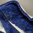 Blue Fluffy Rug Shaggy Area Rug, 6x9 Area Rugs for Girls Bedroom, Big Soft Shaggy Bedside Non-Slip Plush Dorm Nursery Kids Carpet Home Decor Aesthetic