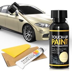 XTryfu Touch Up Paint for Cars Paint Scratch Repair Kit, Automotive Paints, Quick & Easy Fix Scratch Repair for Vehicles (Champagne Gold)
