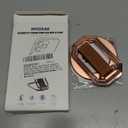 4-in-1 Magnetic Phone Grip Stand with Finger Strap Loop, Removable Ring Holder for iPhone 17 Pro Max 16 15 14 13 12, Kickstand for Hands-Free View at Home Work Travel - Rose Gold 