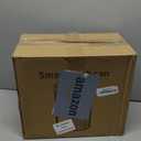 5 Gallon Bathroom Trash Can with Lid, Automatic Motion Sensor Black Trash Can, Touchless Slim Waterproof Garbage Bin for Kitchen, Bedroom, Office, and Bathroom