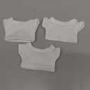 Doll Sized Shirts 3 Pcs