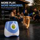 Automatic Ball Launcher for Dogs with 10 Balls, Rechargeable Fetch Machine