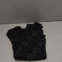 Women's Ruffle Hem Jacquard Dress Casual Sleeveless Tank Floral Mini Dress Smock Wedding Guest Dresses (Black)