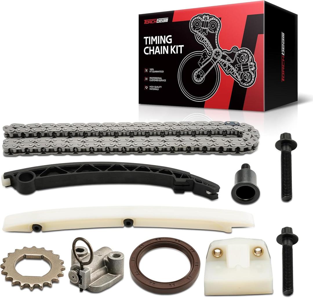 Torchbeam Timing Chain Kit 1.4L Turbo, Compatible with Chevy Cruze 2011-2015, Buick Encore 2013-2019, GMC Terrain 2010-2017 (OE# 22HP47N, TK343)