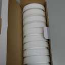 AOZITA 10 WIDE Mouth & 10 REGULAR Mouth Mason Jar Lids - 20 Pack Food Grade Plastic Mason Jar Caps for Ball, Kerr and More Canning Jars - Leakproof & Dishwasher Safe - White