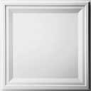 WOWSTAR 12-Pack 24"x24" Drop Ceiling Tiles, Waterproof Glue up Ceiling Panels, White