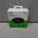Belkin Wireless Charging Pad 15W - Qi Charger, Charging Station for Apple iPhone 17, iPhone 16/15/14 Series, AirPods, Samsung Galaxy S25, Galaxy S24, Pixel 10 - Power Supply and Cable Included - Black