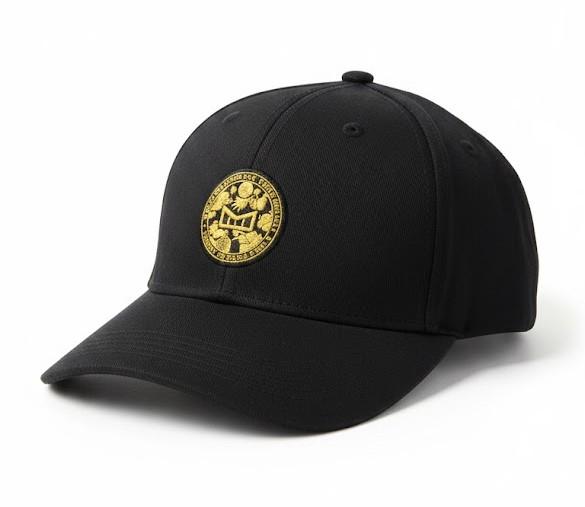 melin Odysea Rope Bulls Icon Hydro, Black, Trucker and Rope Hat, Performance Hat for Men & Women, Water-Resistant Fitted Baseball Cap, Medium-Large