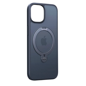 TORRAS - UPRO Ostand Spin 360° Magnetic Stand Military Grade Shockproof & MagSafe-Compatible Case for Apple iPhone 15 Pro - Black