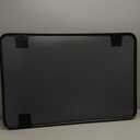 DUMOS Black Metal Framed Vanity Rounded Rectangle Bathroom Mirrors for Over Sink Wall, 36x24 Inch Large Matte Mirror, Modern Decorative for Restroom, Farmhouse, Horizontally or Vertically Hanging