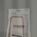 DEERLAMN Strong Magnetic Case for iPhone 17 Pro 6.3-Inch,[Compatible with Magsafe][Military Grade Drop Protection] Clear Slim Shockproof Protective Phone Cover-Transparent+Orange