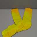 LUX Sports Thin Grip Socks for Cleat Sports - Moisture-Wicking Anti Slip Socks for Men & Women - Soccer, Football, Baseball (One Size, Yellow)