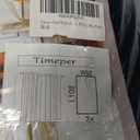 Timeper Black Velvet Curtains 108 inches 2 Panels, Dual Rod Pocket Blackout Curtains for Bedroom Living Room Thermal Insulated Luxury Super Soft Window Drapes,W52 x L108 inches (52"W x 108"L (Pack of 2), *Rod Pocket-black)