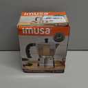 Imusa USA Aluminum Stovetop 6-cup Espresso Maker (B120-43V), Silver