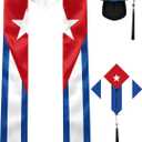 Country Flag Graduation Stole with Grad Cap - Generation Stole Class of 2026 for First Generation Student