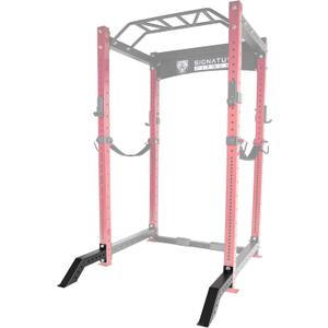 Fitvids 3 x 3 Power Cage Squat Rack Accessories  Stablizer  Stabilizer Feet, Pair  Black