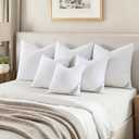 MIULEE 26x26 Pillows Inserts Pack of 2, Down Alternative Virgin Filling