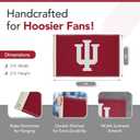 Indiana Hoosiers College Sports Printed Flag - NCAA Licensed - Nylon - School Banner (Red) (2' x 3')