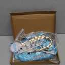 Princess Dress for Girls Princess Costume Halloween Cosplay Princess Dress Up Luxury Birthday Outfit for Toddler Kids (3-4 Years)